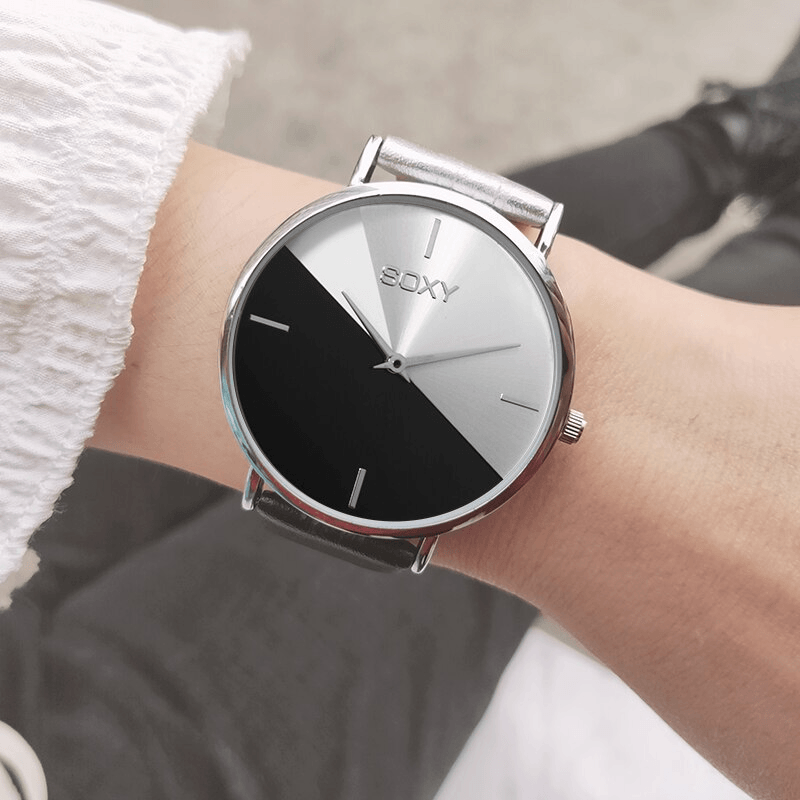 Women's Watch Leather Rose Gold Dress Female Clock Luxury Brand Design Women Watches Simple Fashion Ladies Watch For Women and Girls