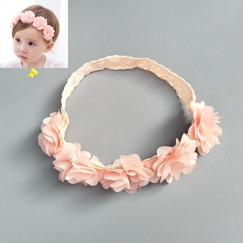 Modern Baby Headband Flower Girls Bows for Baby Girls Kids Headbands Turban Newborn