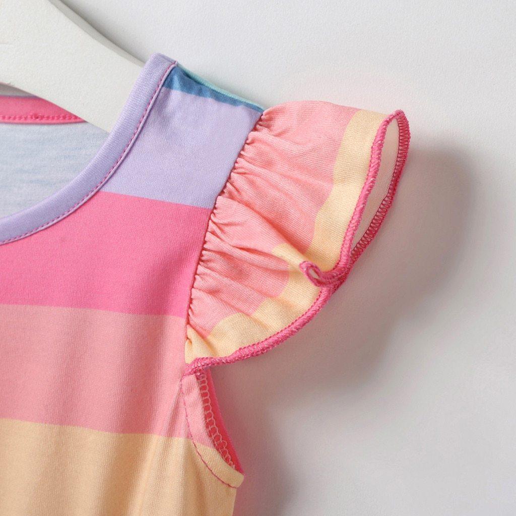 Princess Clothing for Kids Rainbow Baby Dresses Cotton Party Girl Dress For Girls For all Occasions