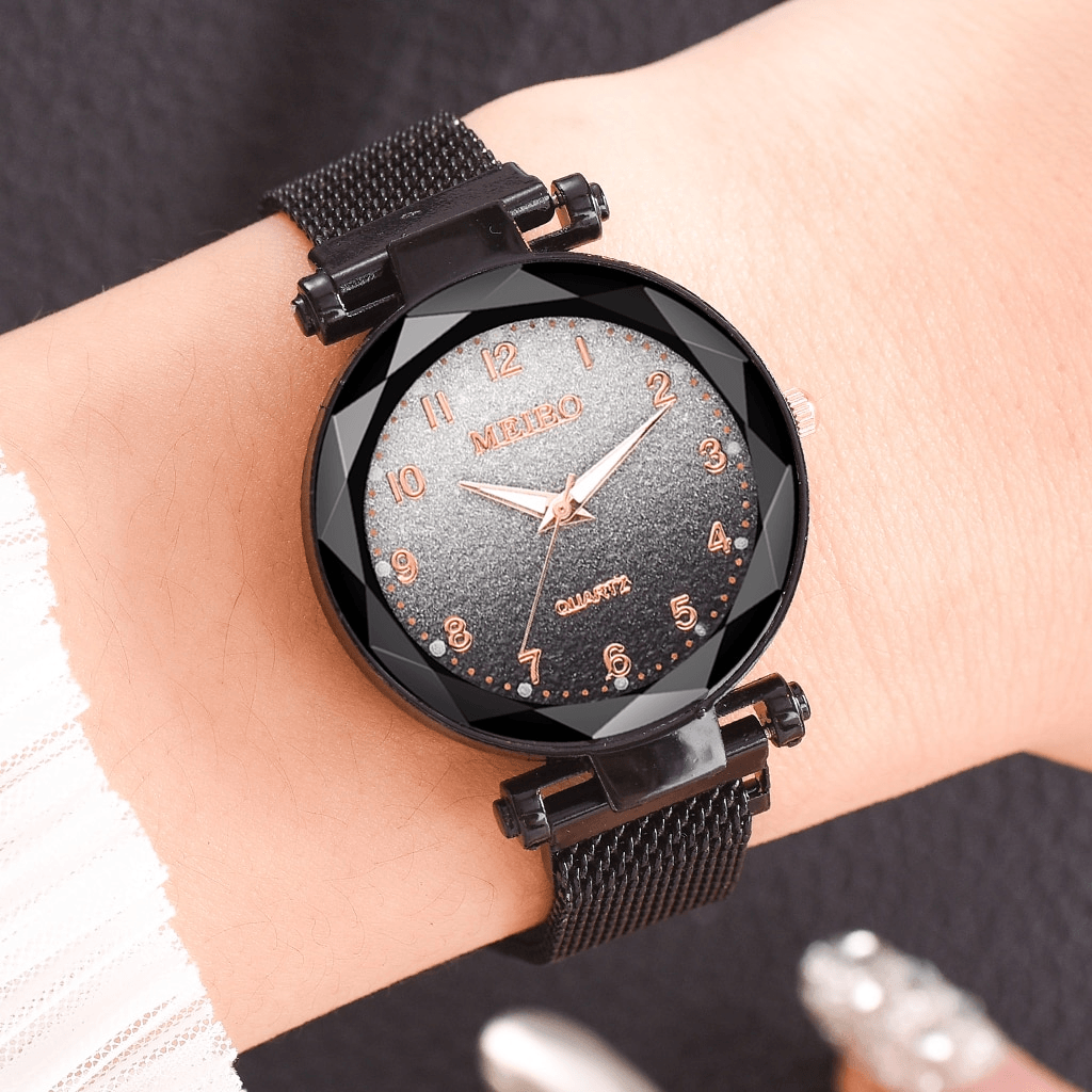 Women Magnet Buckle Gradient Color Watches Luxury Ladies Fashion Female Wristwatches For Gift Clock For Women and Girls