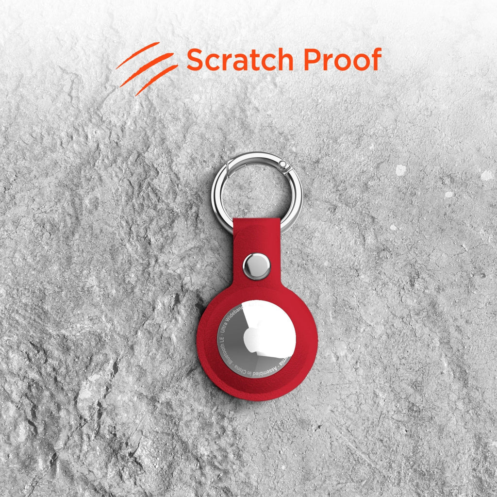 AirCover Vegan Leather Keyring for AirTag