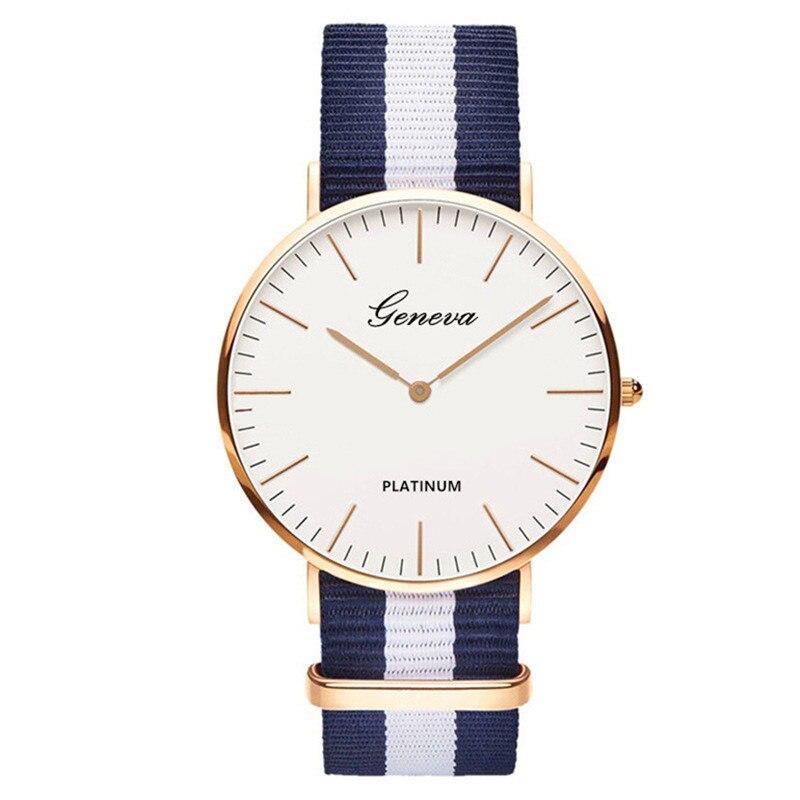Luxury Elegant Unisex Strap Style Quartz Women and Men Watch Top Brand Watches Fashion Casual Fashion Wrist Watch 2020 Fashion Watches