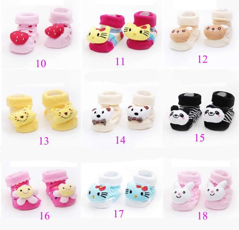 Cotton Baby Socks Rubber Anti Slip Boy Girl Floor Kids Toddlers Autumn Spring Cartoon Infant Newborn Sock
