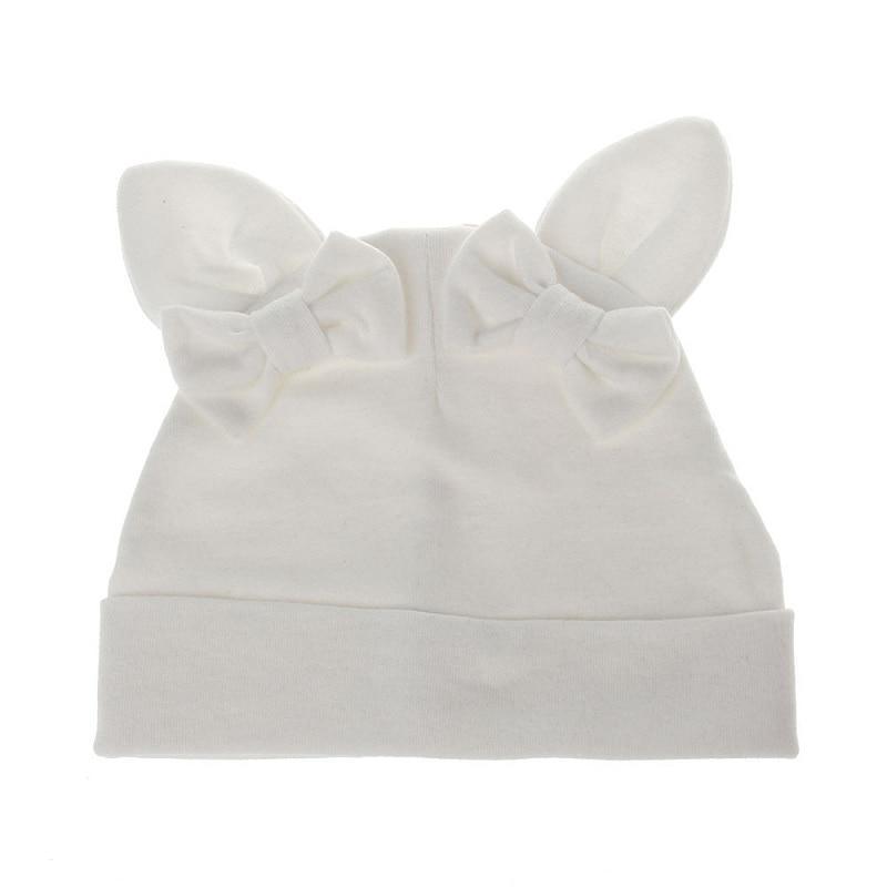 Baby Girl Hat Rabbit Ear Hat For Girls Cotton Bow Knot Children's Cap Toddler Kids Hats Cartoon Hats