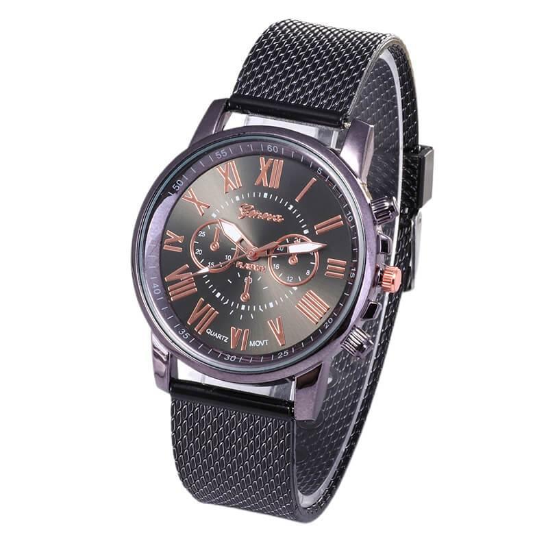 Analog Women watches Quality Fashion  Roman Numerals Faux Leather Analog Quartz Ladies watch Bracelet Clock Gift For Women Lady and Girls