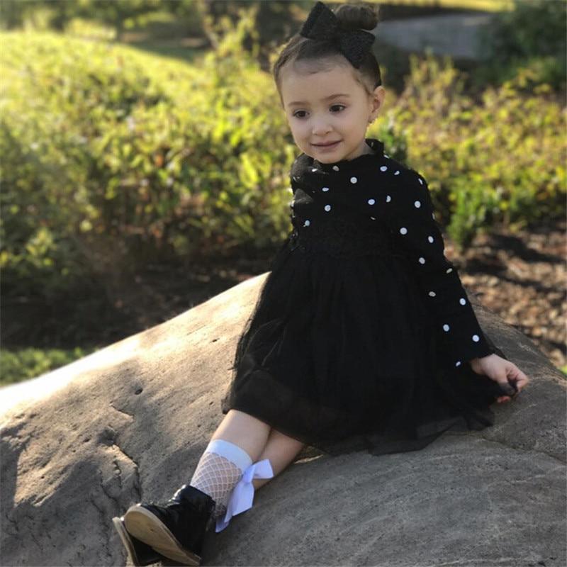 Modern Elegamt Newborn Princess Infant Baby Girl Clothes Polka Dot Tutu Ball Gown Party Dresses For Girls and Babies