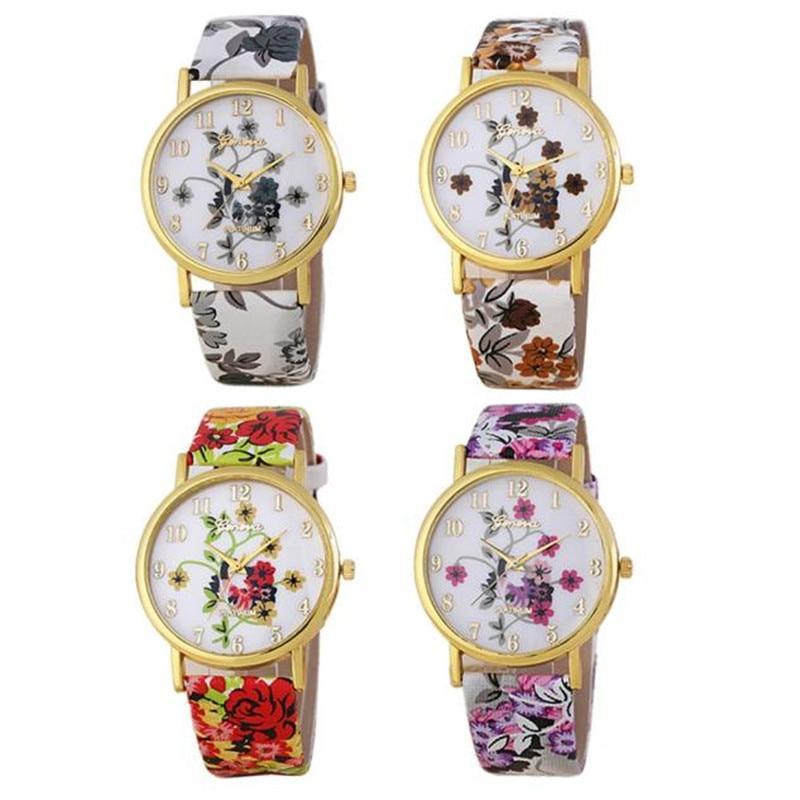PU Leather Watch Women Quartz Watches For Womens Sports Clock Ladies Quartz Watch For Girls and Women