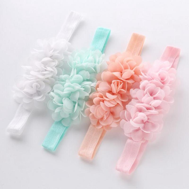 Modern Baby Headband Flower Girls Bows for Baby Girls Kids Headbands Turban Newborn