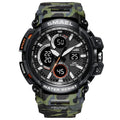 Army Green Modern Sport  Waterproof 50M Men Watches With LED Digital Display In Military Armi Relogio Masculino Style