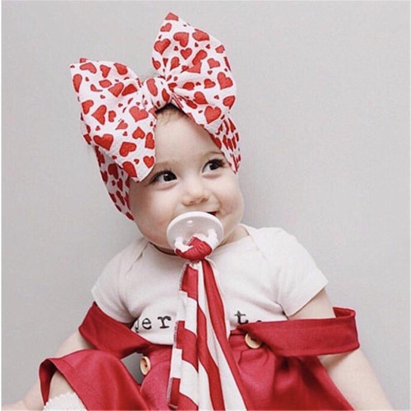 Luxury Modern Colorful Newborn Toddler Baby Girl Boy Headwear Solid Bowknot Soft Turban Knot Hairband For Girls Kids