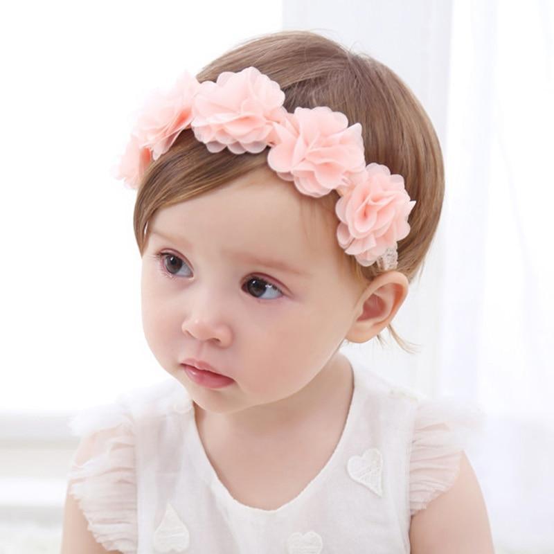 Modern Baby Headband Flower Girls Bows for Baby Girls Kids Headbands Turban Newborn