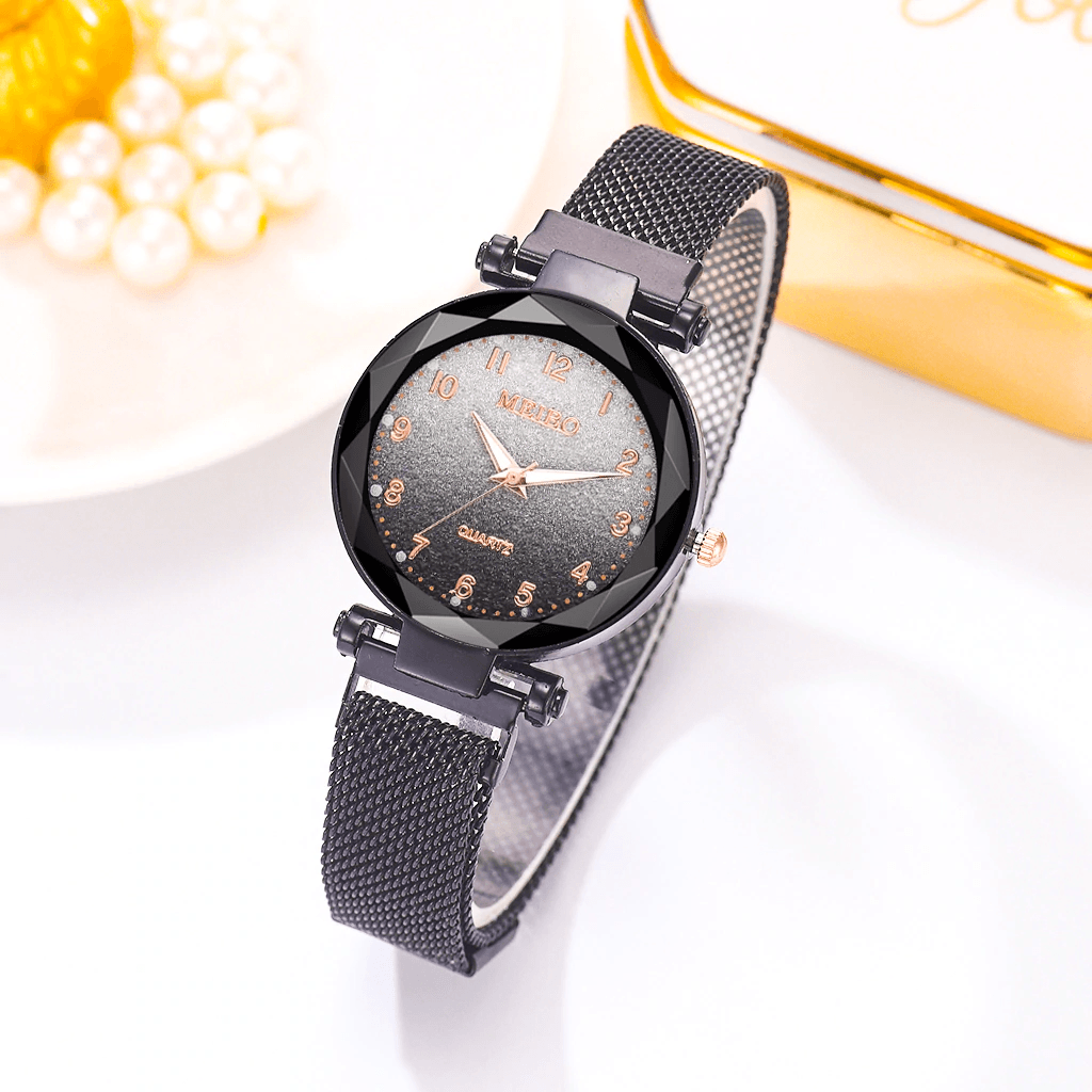 Women Magnet Buckle Gradient Color Watches Luxury Ladies Fashion Female Wristwatches For Gift Clock For Women and Girls