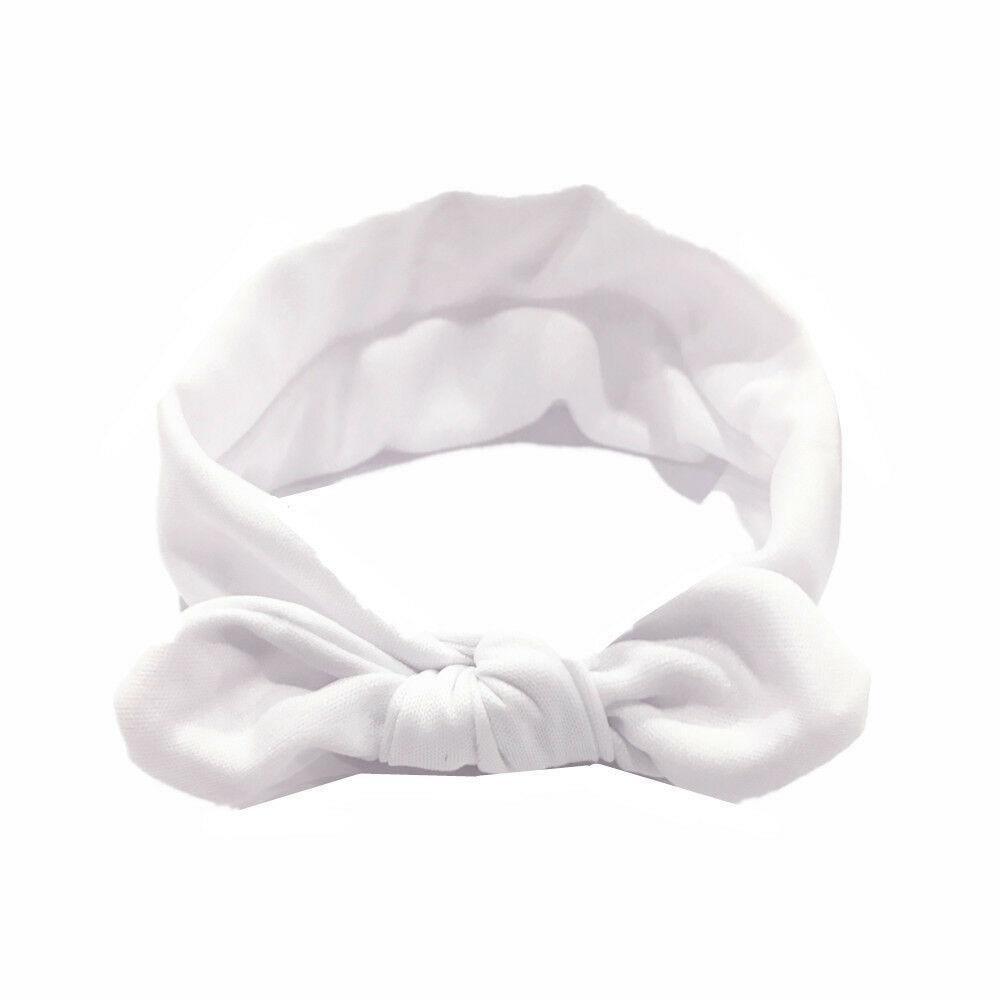 Baby Solid Bowknot Hairband Cute Soft Head Elastic Headband Princess Cute Headband Headwear Hair Accessories For Girls