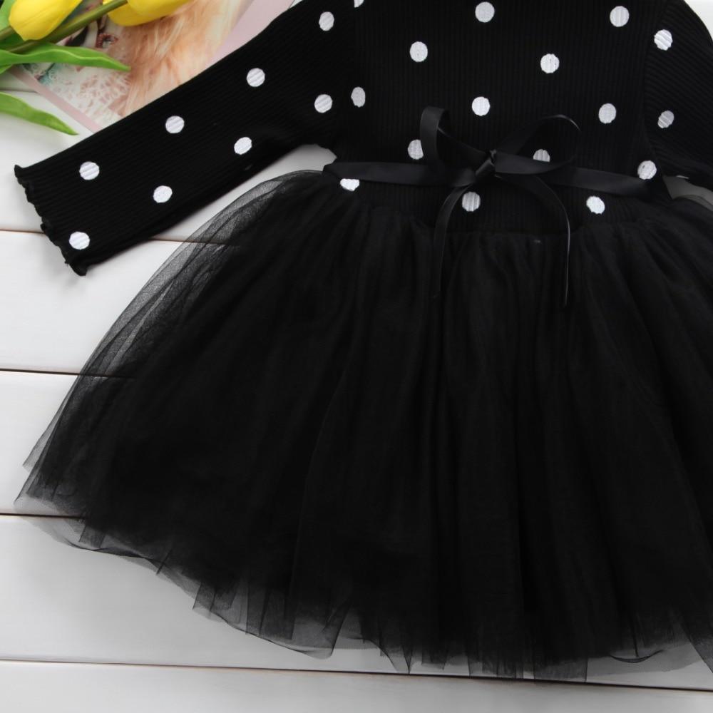 Modern Elegamt Newborn Princess Infant Baby Girl Clothes Polka Dot Tutu Ball Gown Party Dresses For Girls and Babies