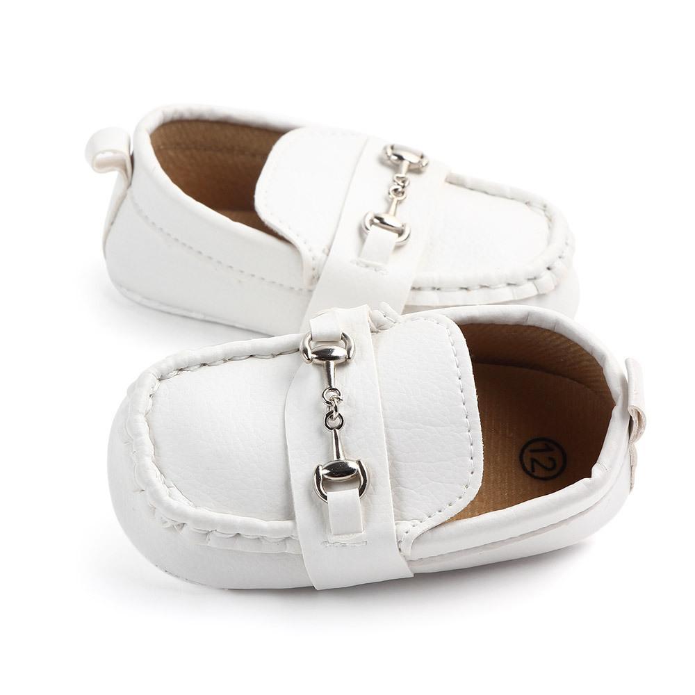 Leather Baby Shoes Fashion Infant Boys Girls Anti-slip Soft Sole Newborn First Walkers Luxury Shoes Design For Kids