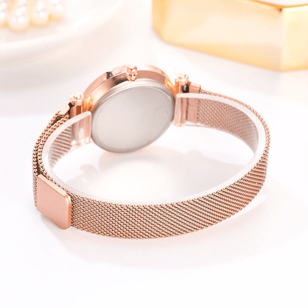 Women Magnet Buckle Gradient Color Watches Luxury Ladies Fashion Female Wristwatches For Gift Clock For Women and Girls