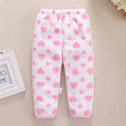 Newborn Baby Boys Pants Winter Warm Baby Girls Pants, Solid Newborn Pants Fashion Baby Toddler Trousers Baby Clothes