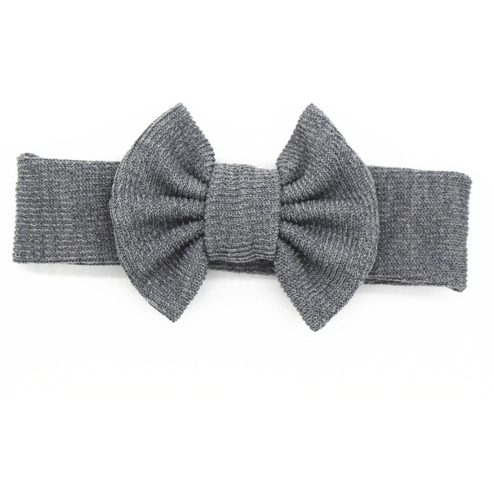 Modern Cute Baby Girl Headbands Knitted Newborn Baby Bow Infant Head Bands Hairbands For Girls Hair Accessories