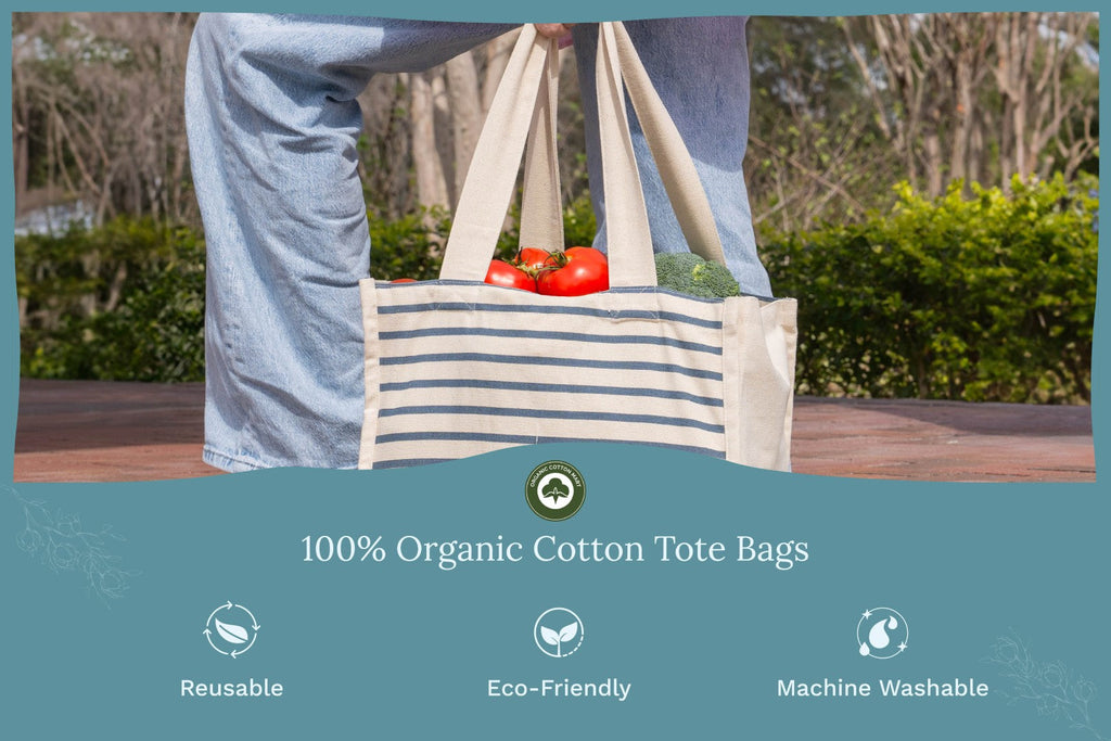 Canvas Grocery Tote Bags