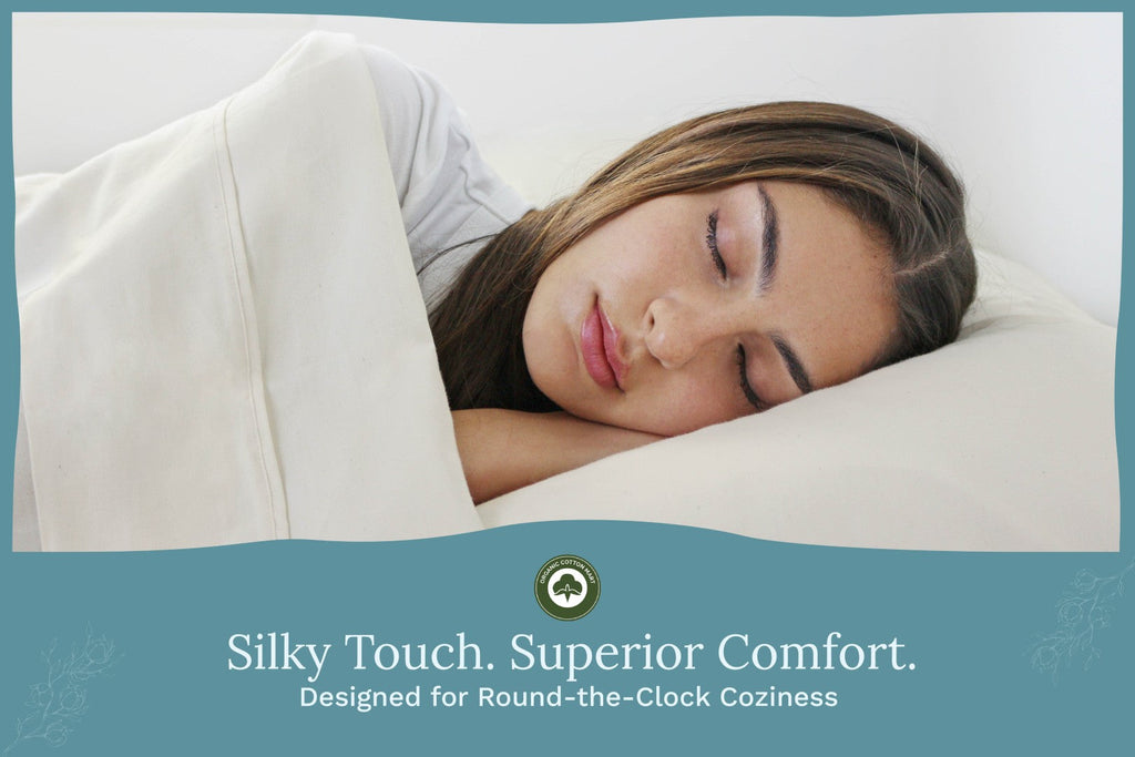 Organic Sateen Bed Sheets Set