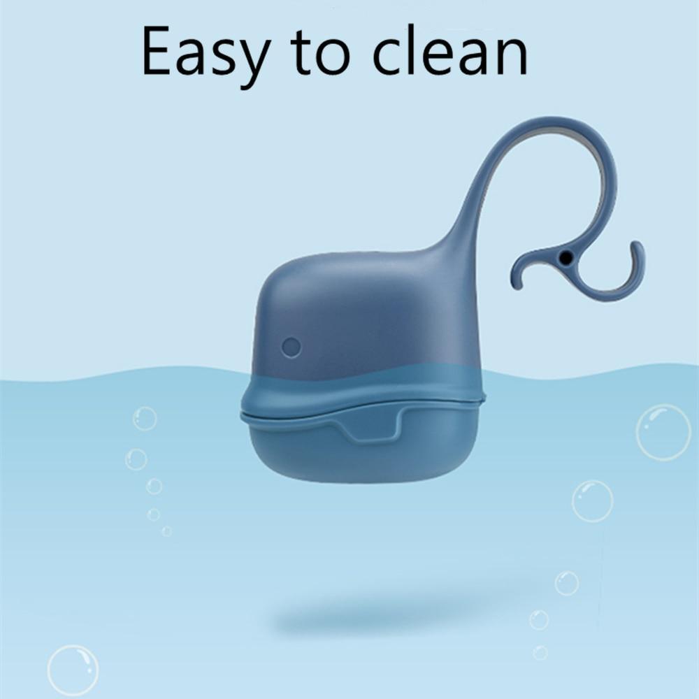 Portable Baby Pacifier Box Dustproof Cute Shark-Shaped Pacifier Snack Travel Storage Box Safe Case for Baby Pacifier
