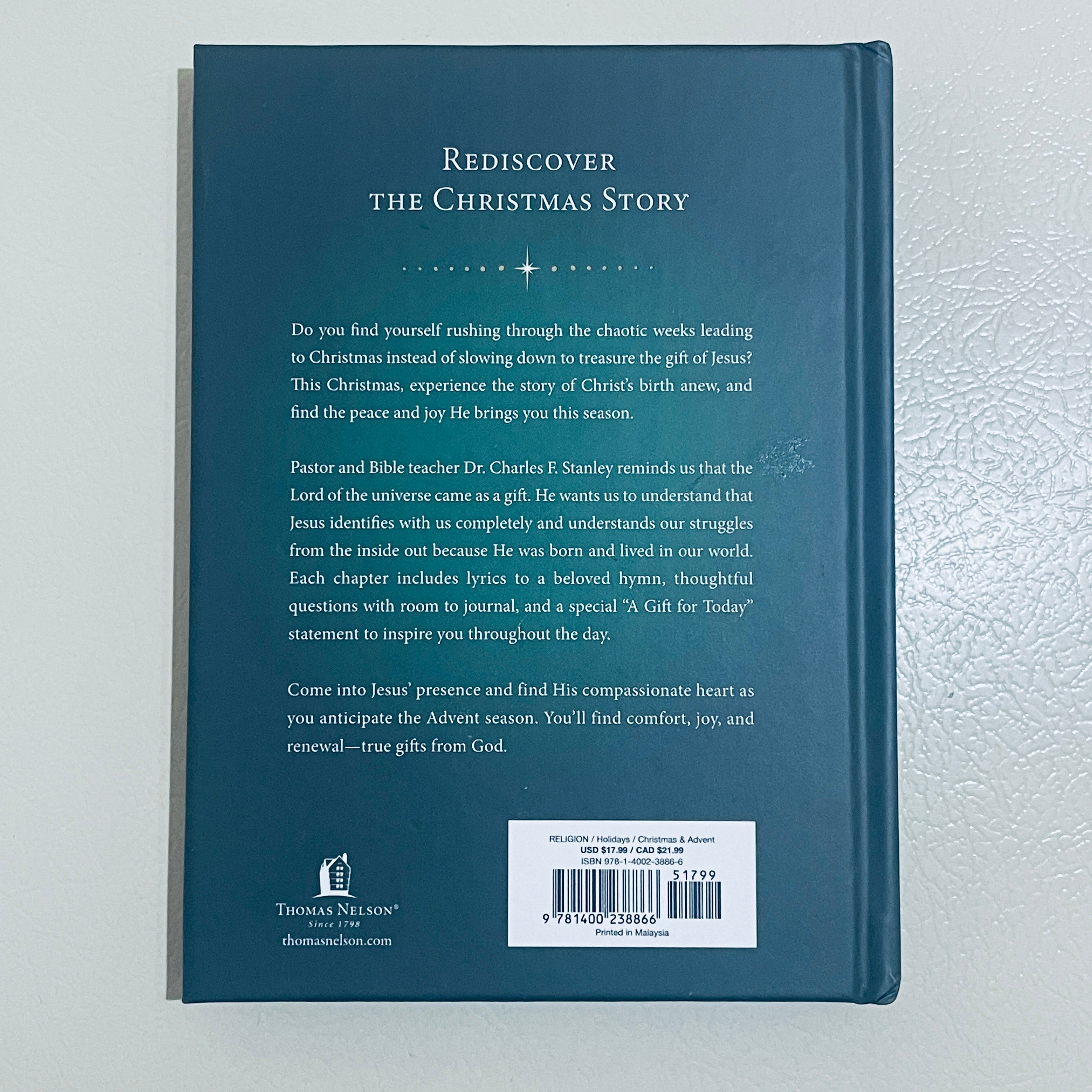 The Gift of Jesus: Meditations for Christmas by Charles F. Stanley Hardcover Book