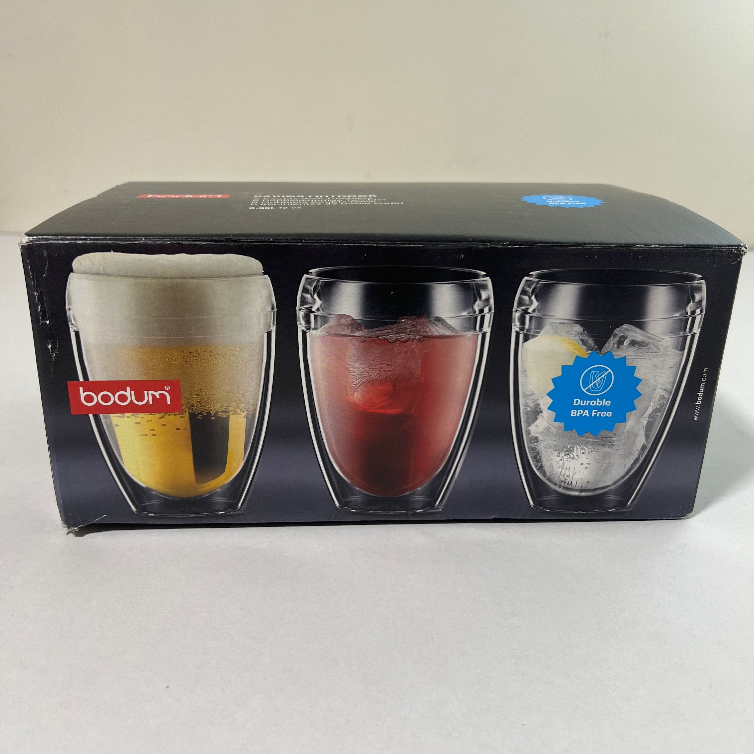 Bodum Pavina Outdoor Double Wall Plastic Tumblers - Set of 6
