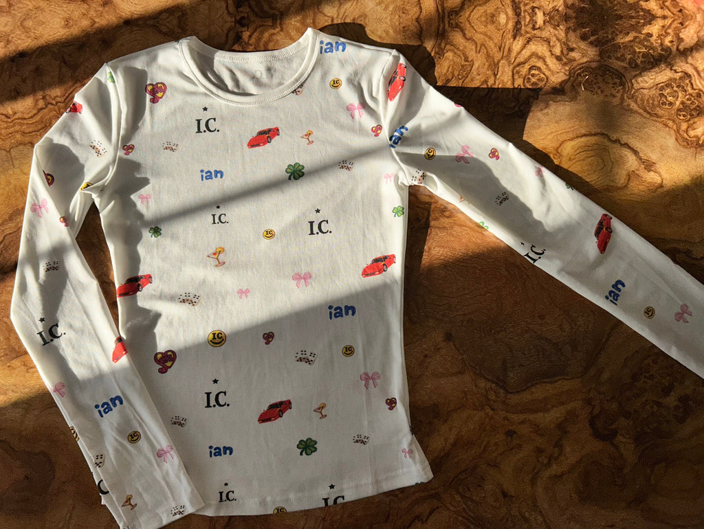 ic monogram shirt set