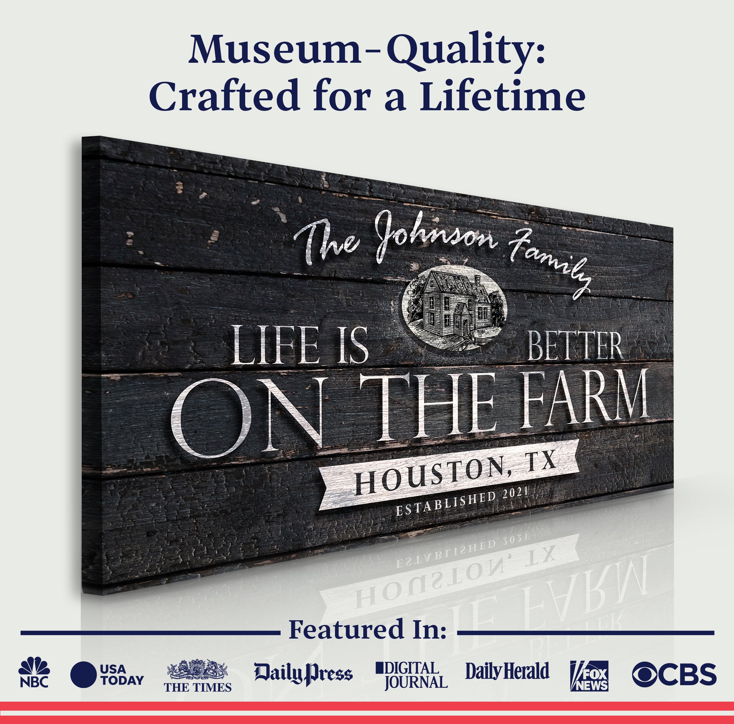 Life Is Better On The Farm Sign V