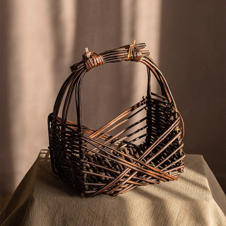 Artisan Willow Carry Basket