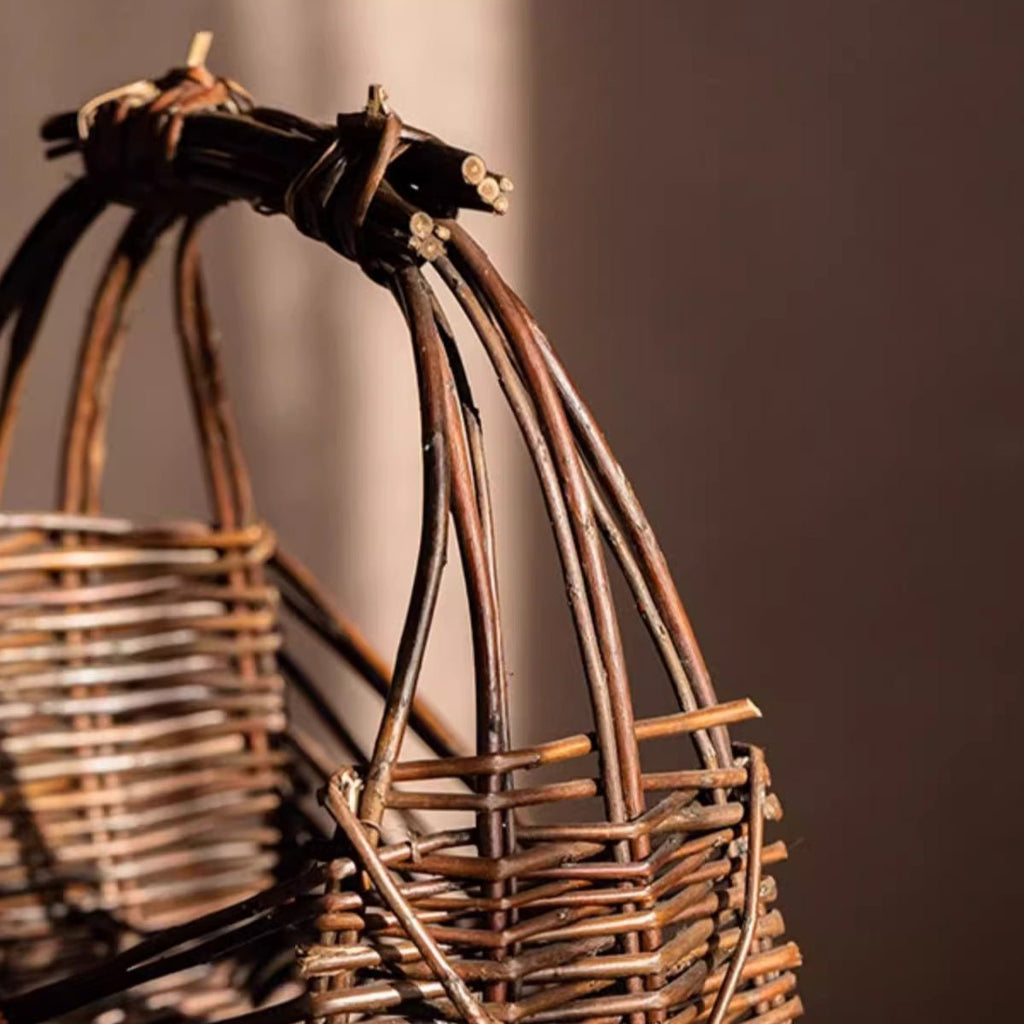 Artisan Willow Carry Basket
