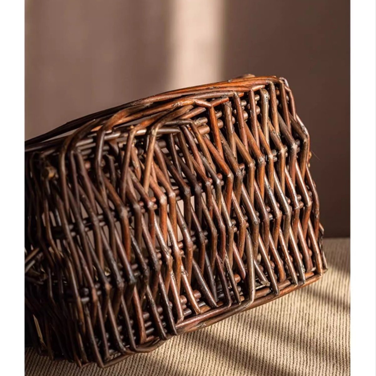 Artisan Willow Carry Basket