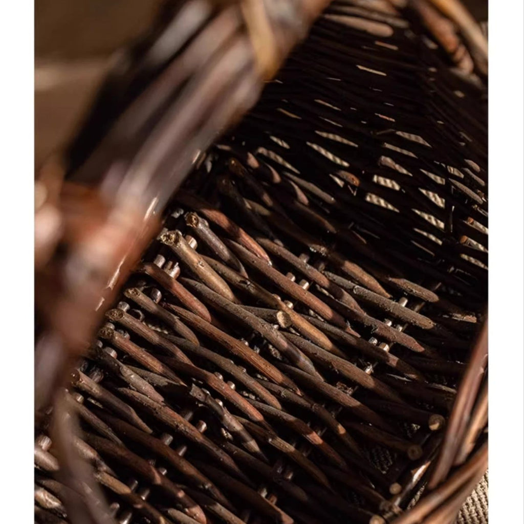 Artisan Willow Carry Basket