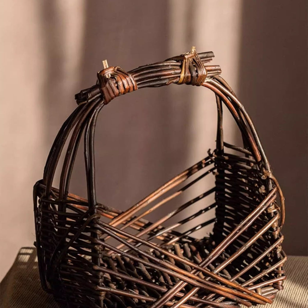 Artisan Willow Carry Basket