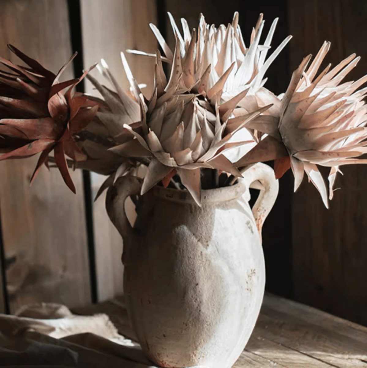 Artificial Artichoke Stem in Various Colors 37" Tall