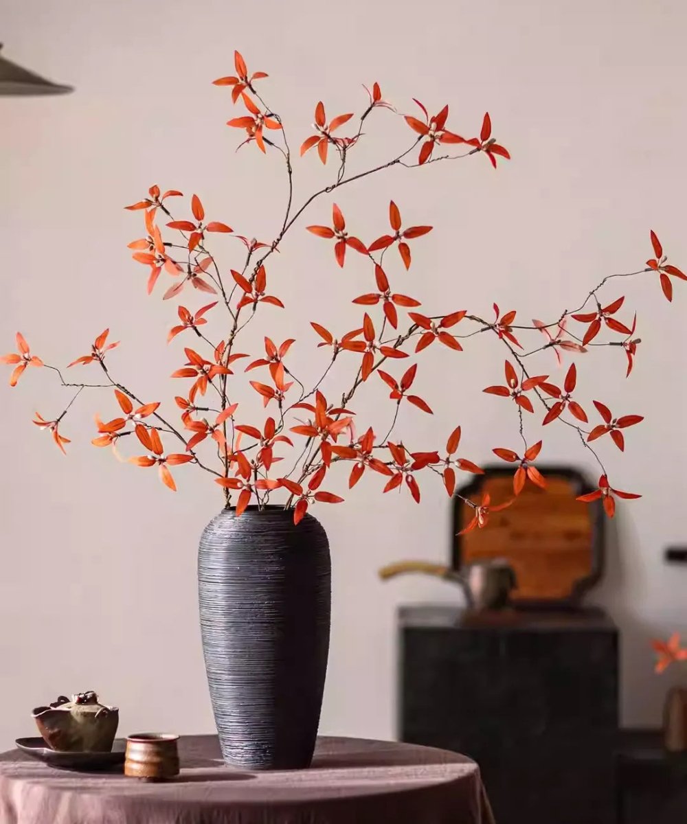 Autumn Pomegranate Leaf Stem