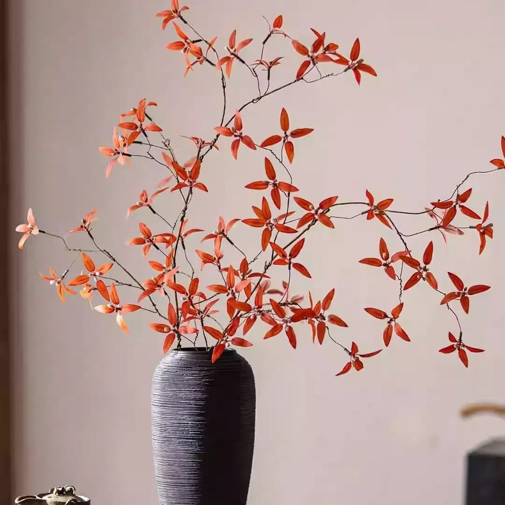 Autumn Pomegranate Leaf Stem
