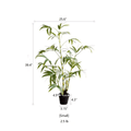 Artificial Bamboo Leaves in Pot