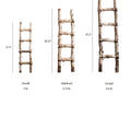 White Birch Wood Decorative Ladder