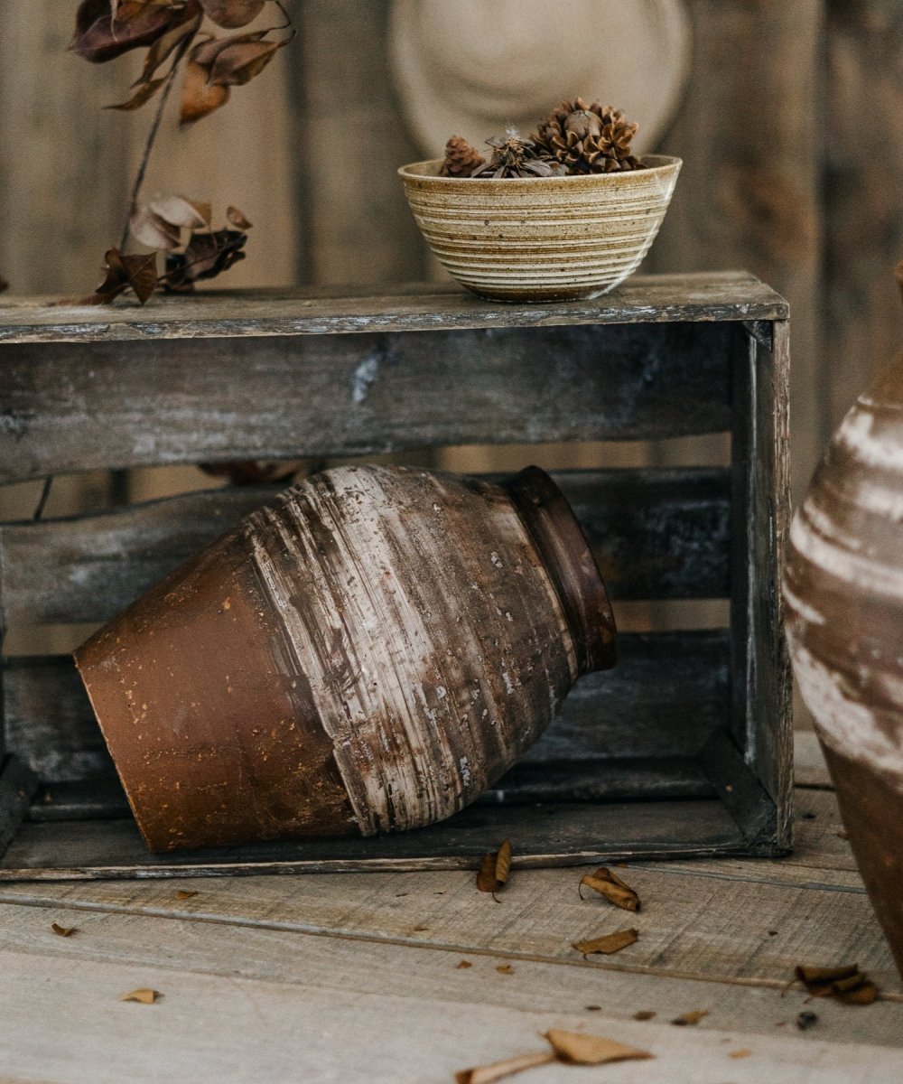 Restoration Brown Clay Pot
