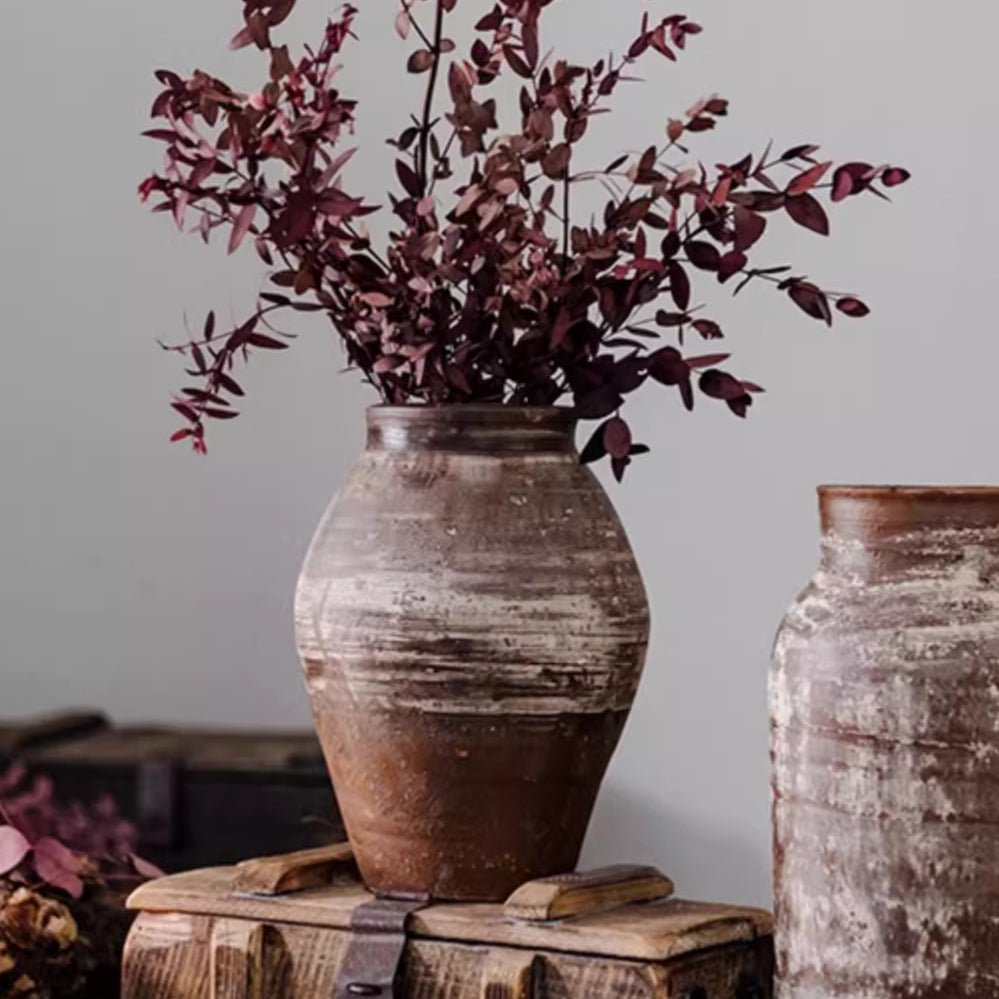 Restoration Brown Clay Pot