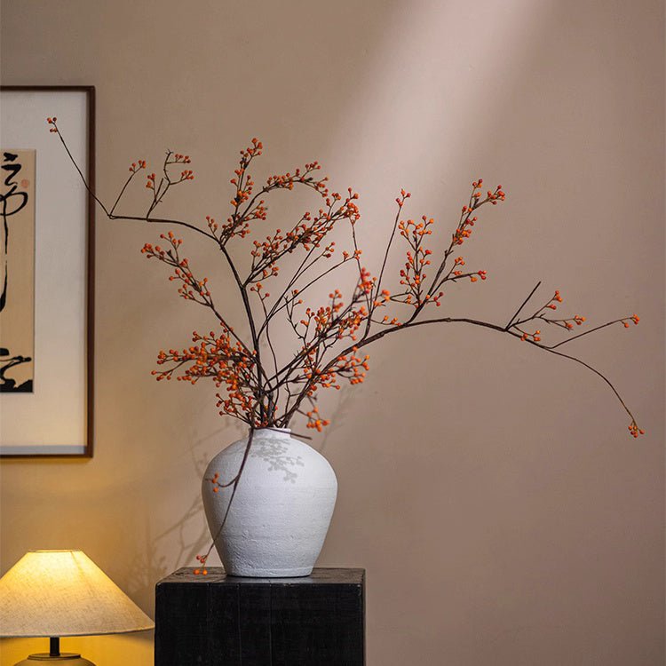 Rustic Berries on Tall Branch