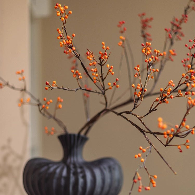 Rustic Berries on Tall Branch