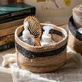 Cotton Blend Woven Storage Basket