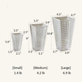 Crystal-Cut Look Glass Vase
