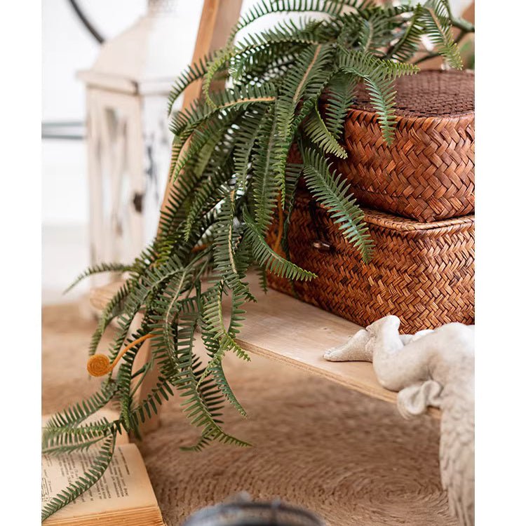 Evergreen Fern Garland and Wreath
