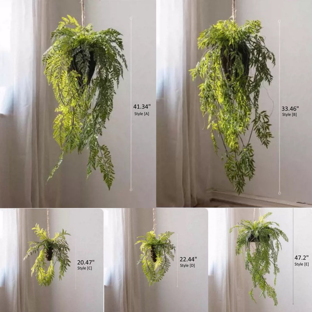 Artificial Fern Hanging Ball Decoration