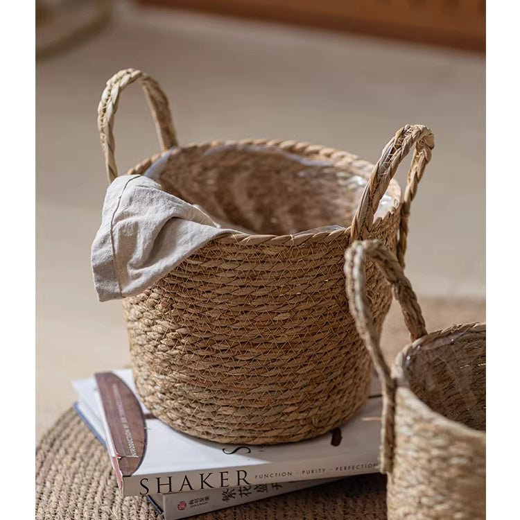 French Country Woven Planter Basket