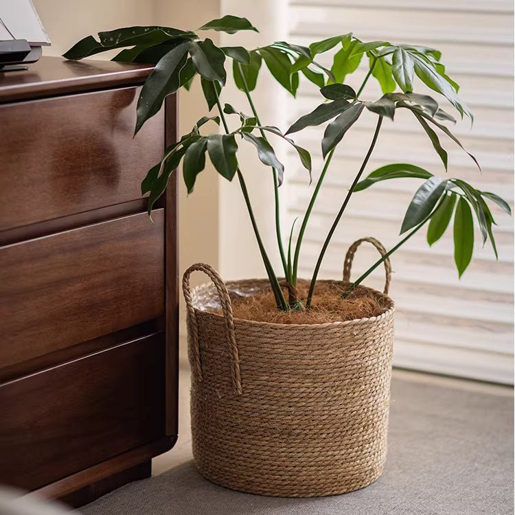 French Country Woven Planter Basket