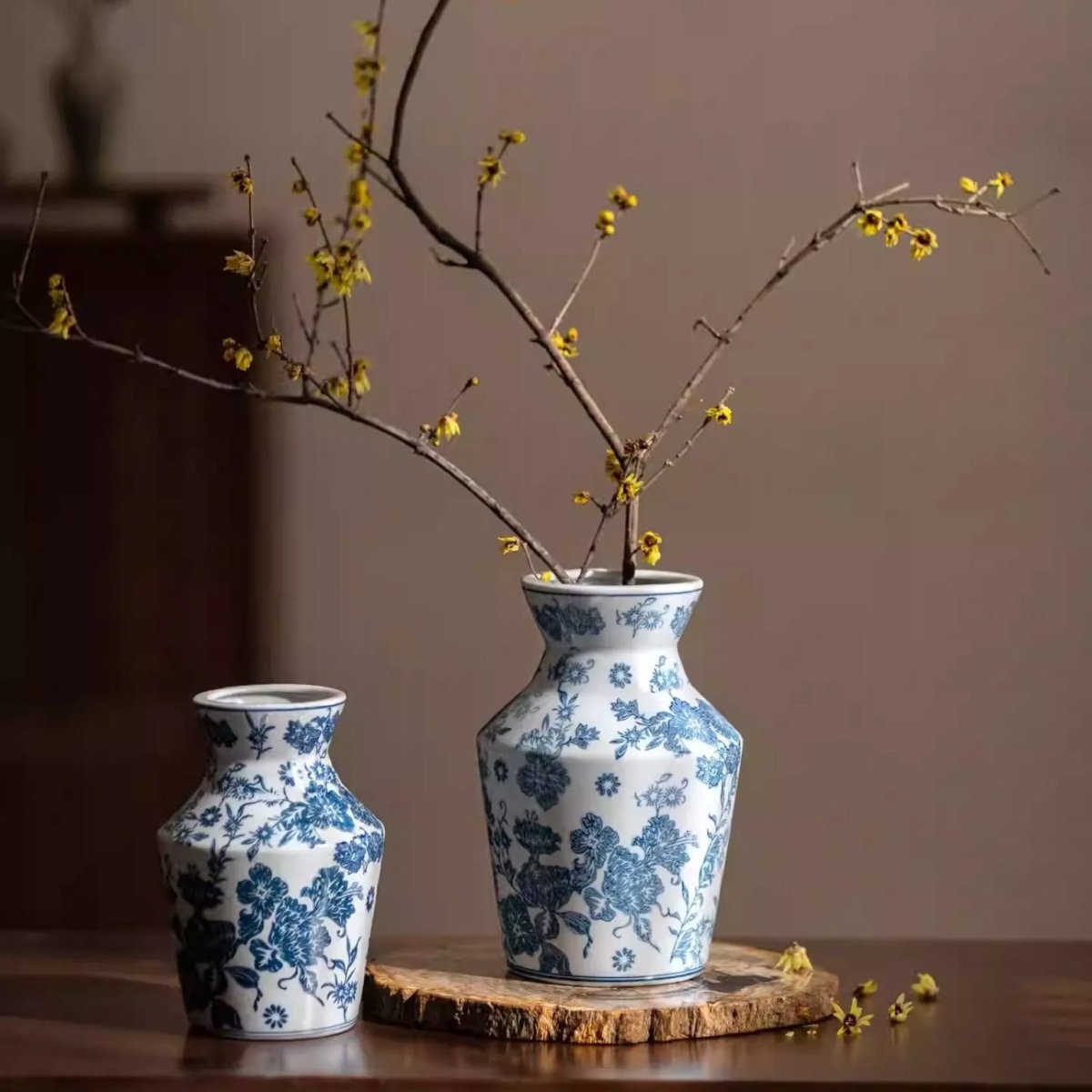 Indigo Porcelain Vase
